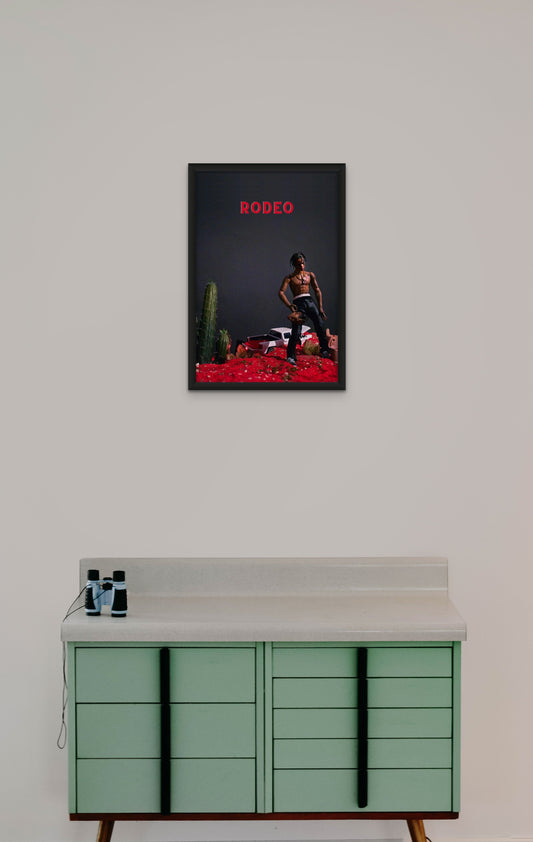 Travis Scott - Rodeo Action Figure - Poster and Wrapped Canvas