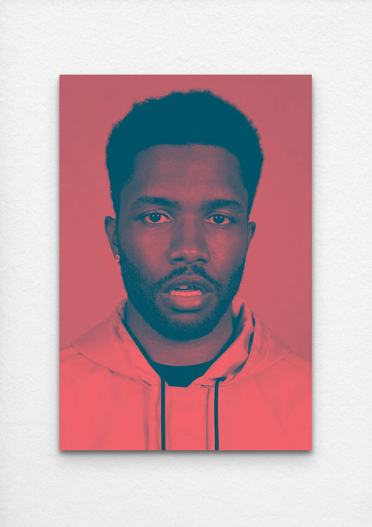 Frank Ocean - Ruby Red - Poster and Wrapped Canvas