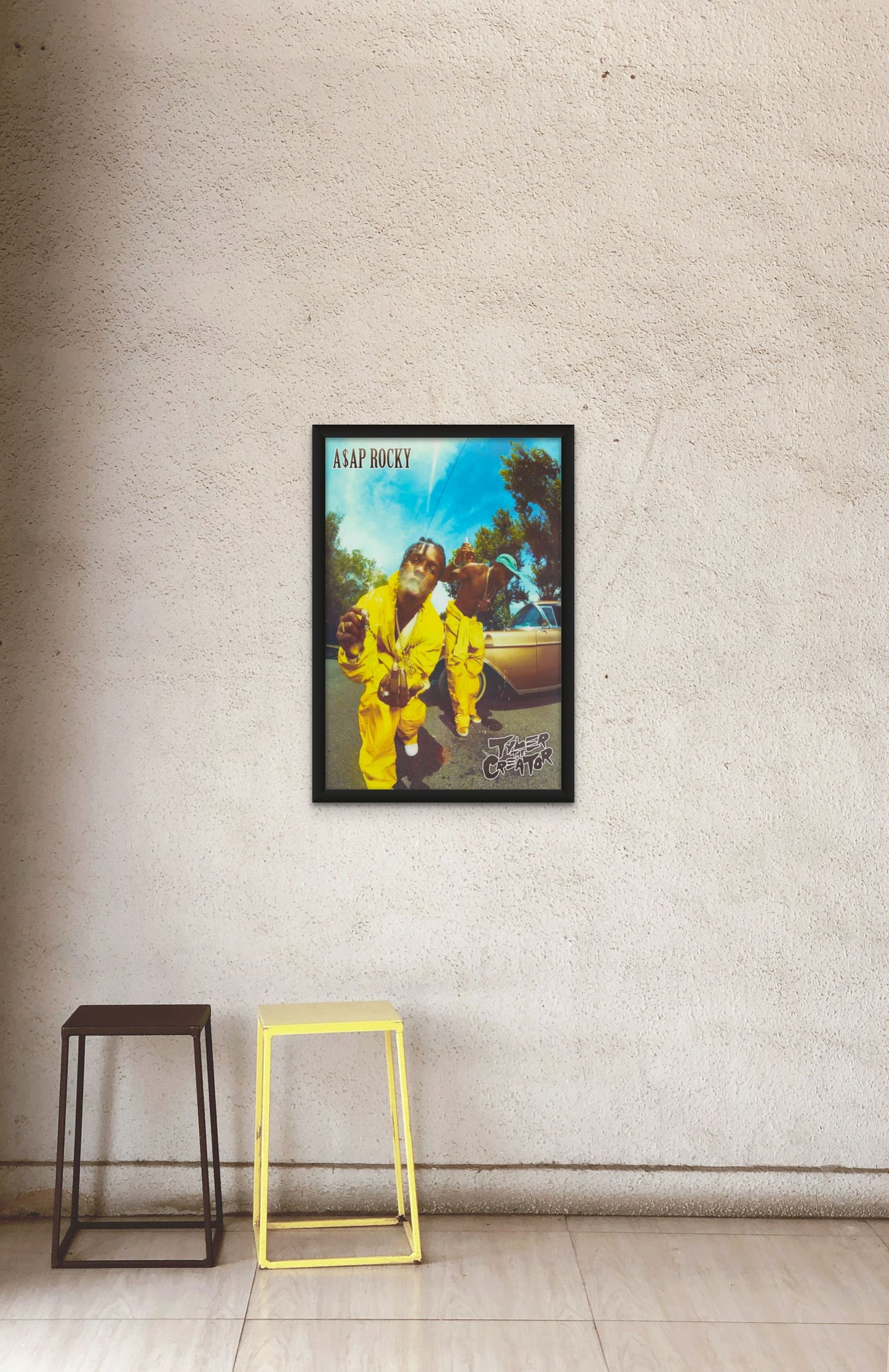 Tyler, The Creator & A$AP Rocky - Poster and Wrapped Canvas